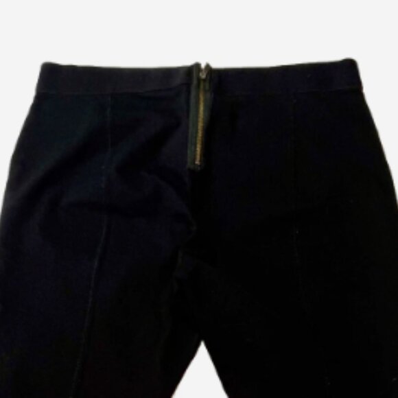 Vintage J.Crew Women’s Pixie Pant Black 8R Zip Back Ponte Skinny Ankle Pants - Picture 7 of 7
